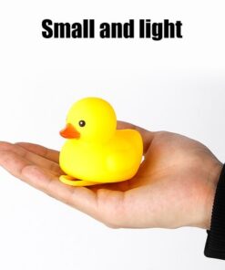 bicycle horn light small yellow duck with helmet