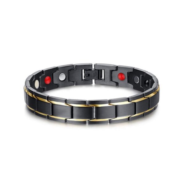 Therapeutic Energy Healing Bracelet Stainless Steel Magnetic Therapy