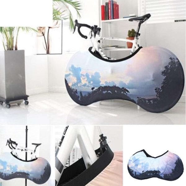 Universal Bicycle Bike Wheel Cover Bags Waterproof UV Weather Elastic Anti Dust Rust Resistant Gear Storage 1 1