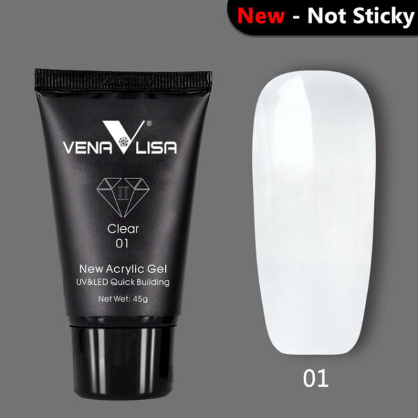 VENALISA Poly Gel Dəstləri Dropshipping Fransız Dırnaq Şəffaf Kamuflyaj Rəngli Dırnaq Ucu Forması Kristal Akrilik Gel 8.jpg 640x640 8