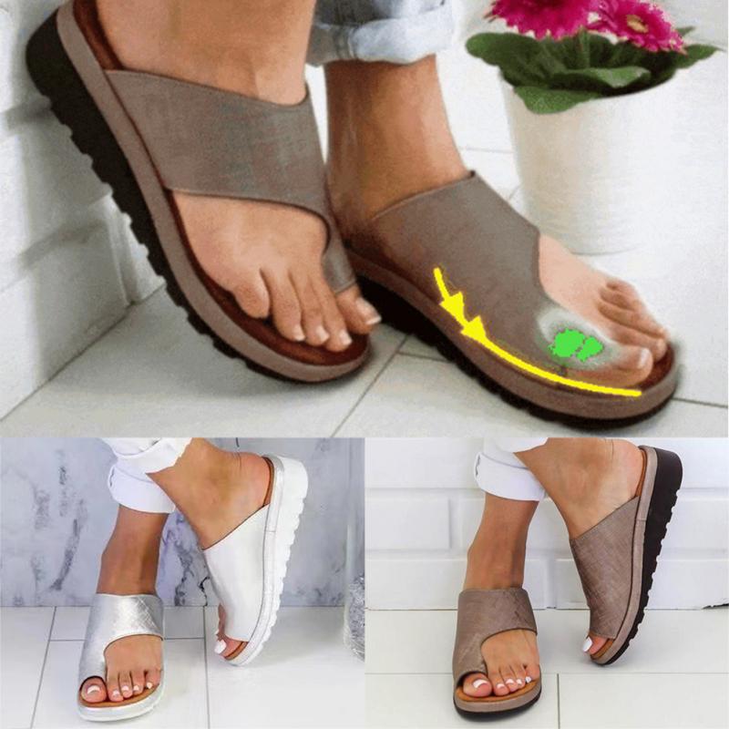 Women Comfy Platform Sandal Shoes - Not 
