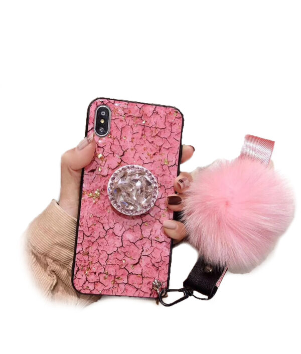 Yubocent Diamond Crystal Kickstand Phone Case Para sa iPhone Xs max 6s 7plus Xr X Luxury Glitter 4 2