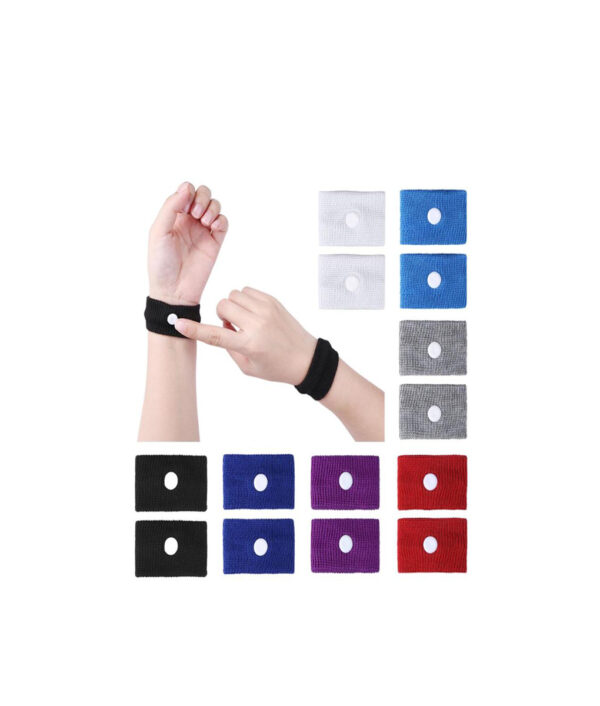 1 pair Anti nausea Wrist Support Sports Safety Wristbands Carsickness Seasick Anti Motion Sickness Wrist Bands 4 1