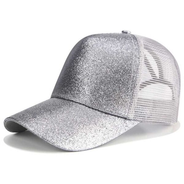 2018 Glitter Ponytail Baseball Cap Wanita Snapback Ayah Topi Mesh Trucker Caps Messy Bun Topi Musim Panas 3.jpg 640x640 3