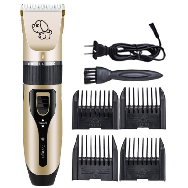 2019 Mahibalik nga Mabati nga kasaba sa Pet Hair Clipper Remover Cutter Grooming Cat Dog Hair Trimmer Electrical