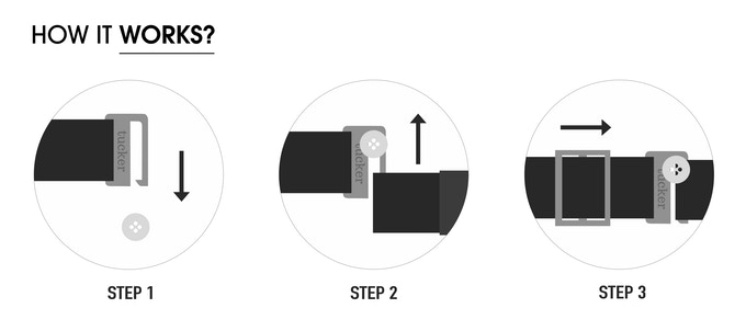 Adjustable Near Shirt-Stay, Adjustable Near Shirt-Stay