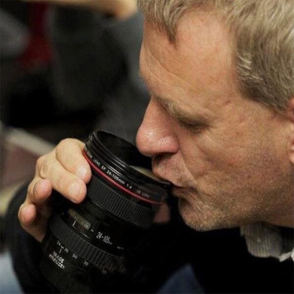 300 400ml Camera Lens Shaped Mug With Lid Vacuum Flasks Coffee Mugs Tea Cup Novelty Gifts 1