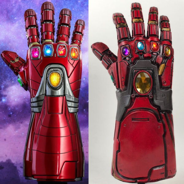 Avengers Endgame Iron Man Infinity Gauntlet Cosplay Arm Thanos Latex Gloves Arms Superhero Masks Weapon Props