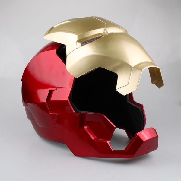 Avengers Iron Man Helmet Cosplay Marvel Superhero Tony Stark Action Figure Touch Sensing Mask with LED 3