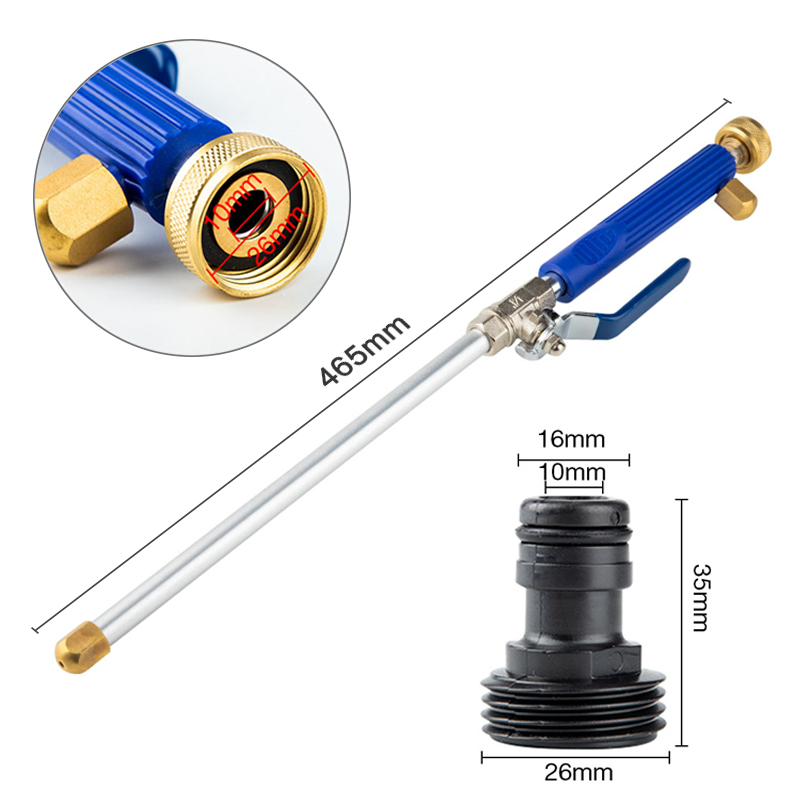 Details about   1/2in High Pressure Nozzle Corrosion Resistance Water Nozzle Convenient 