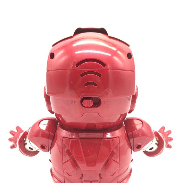 Dance Iron Man Avengers Toy Figure Dancing Robot w/LED Flashlight & Music Sound 