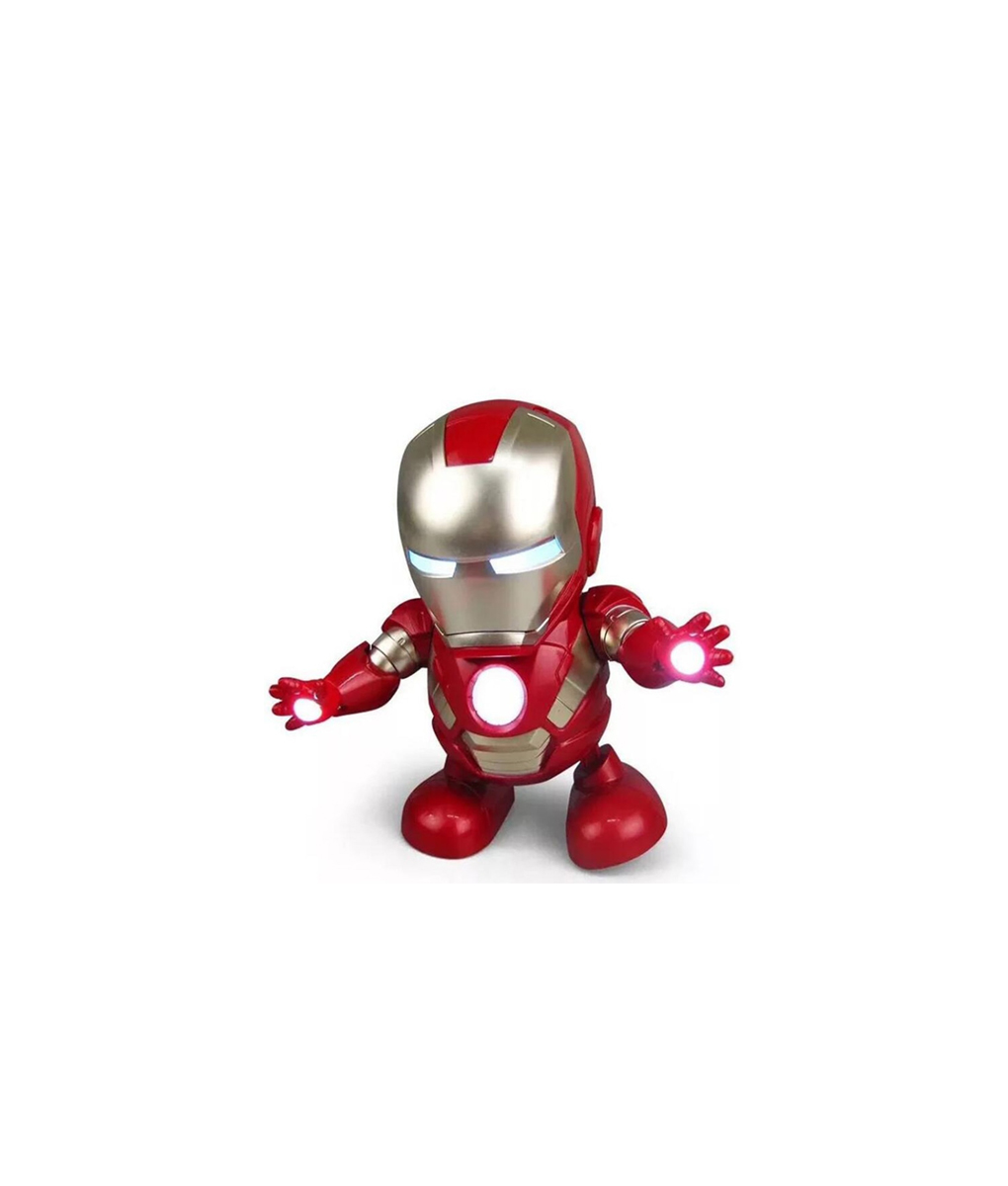 Danse Iron Man Jouet Tiktok Robot Électronique w / LED Lumière Chant Marvel Avengers  Cadeau pour Enfants Adulte