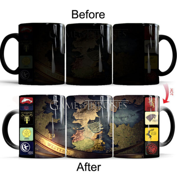 Drop shipping Game Of Thrones mugs Tribal totem mug color changing magic mugs cup Tea coffee 3.jpg 640x640 3