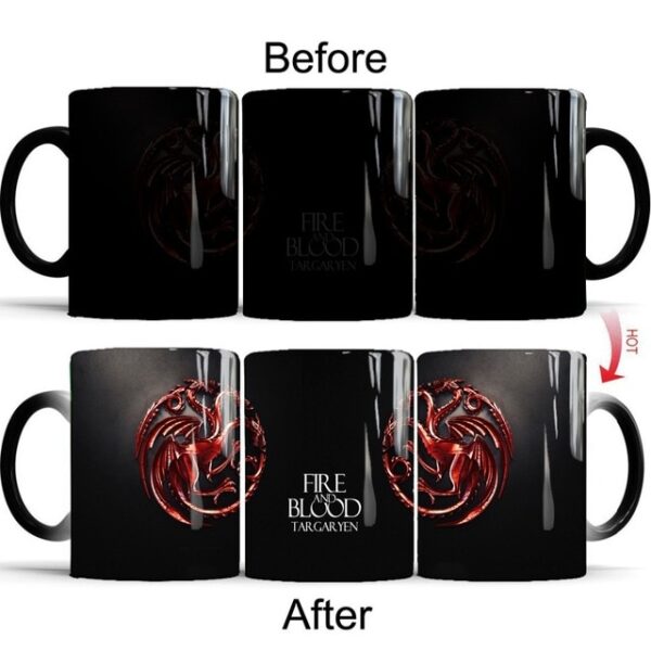 Drop shipping Game Of Thrones mugs Tribal totem mug color changing magic mugs cup Tea coffee 6.jpg 640x640 6