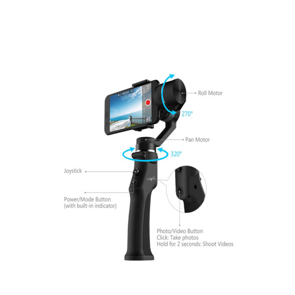 Mobile 3-Axis Handheld Smartphone Stabilizer