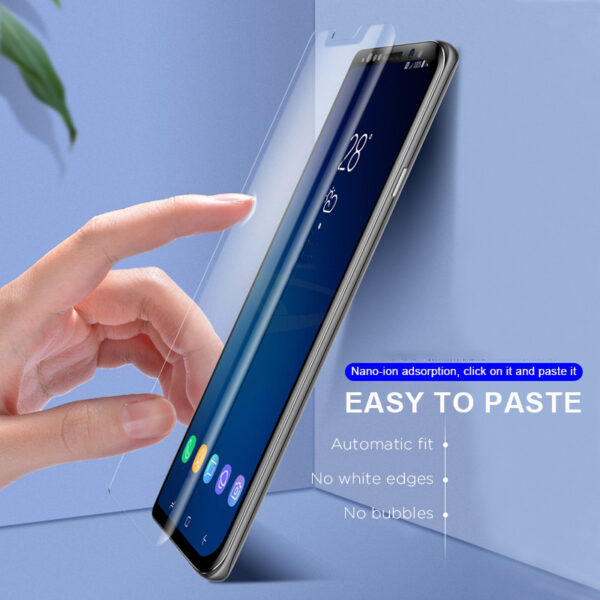 Full Glue UV Tempered Screen Glass សម្រាប់ Samsung Galaxy S10E S8 S9 S10 PLus Protector Film 4 1