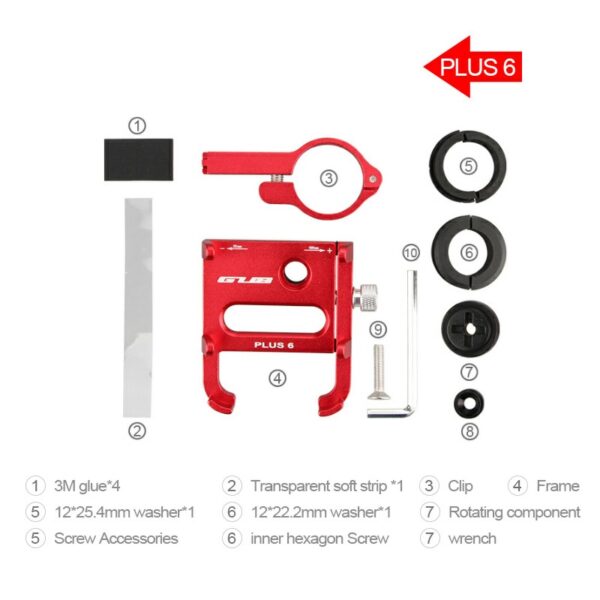 GUB Bicycle GPS Mobile Phone Mount Holder For Phone Bracket Support Sport Cycling Bike Aluminum Alloy 5