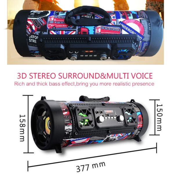 Hifi prijenosni Bluetooth zvučnik FM radio Move KTV 3D zvučna jedinica Bežični surround zvuk TV 2