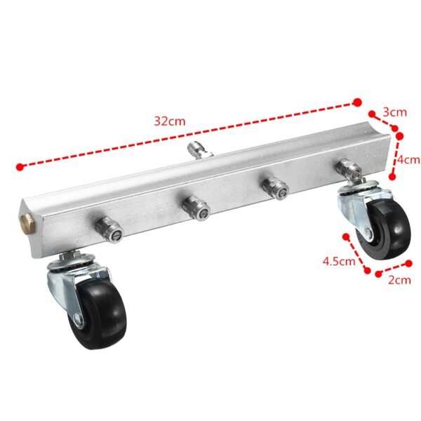 High Pressure Washer Car Under Body Chassis Power Washer Car Washing Machine 4 Spray Nozzle Cleaner 2