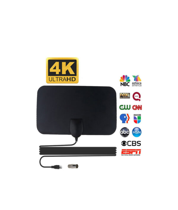 Kebidumei 4K 25DB High Gain HD TV DTV Box Digital TV Antenna EU Plug 50 Miles 6