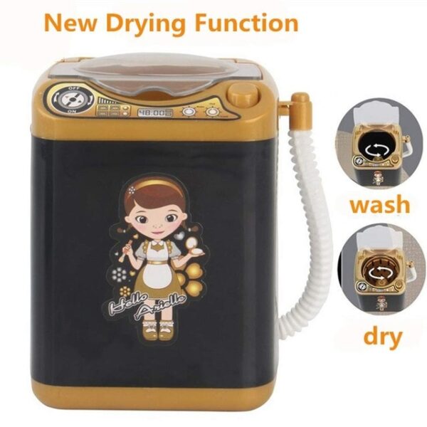 Mini Electric Makeup Brush Cleaner Washing Machine Dollhouse Toy Wash Makeup Brushes Beauty Blender cleaning