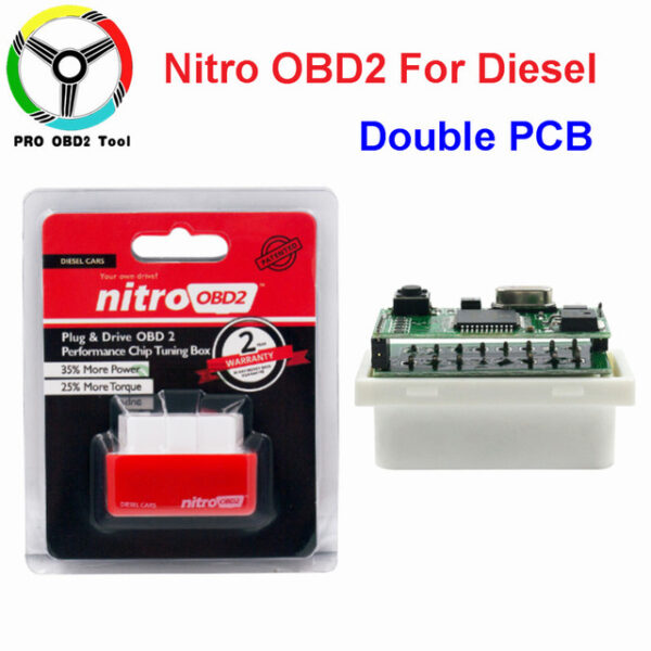 Bag-ong EcoOBD2 Nitro OBD2 Gasoline Plug Drive Performance Para sa Benzine Eco OBD2 ECU Chip Tuning