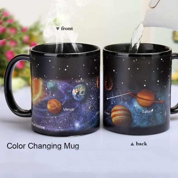 Newest Style Ceramic Cups Changing Color Mug Milk Coffee Mugs Friends Gifts Student Breakfast Cup 1