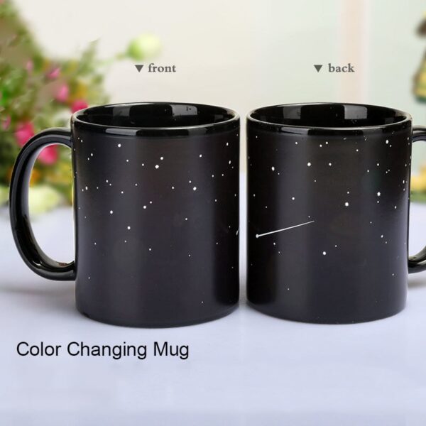 Newest Style Ceramic Cups Changing Color Mug Milk Coffee Mugs Friends Gifts Student Breakfast Cup 2