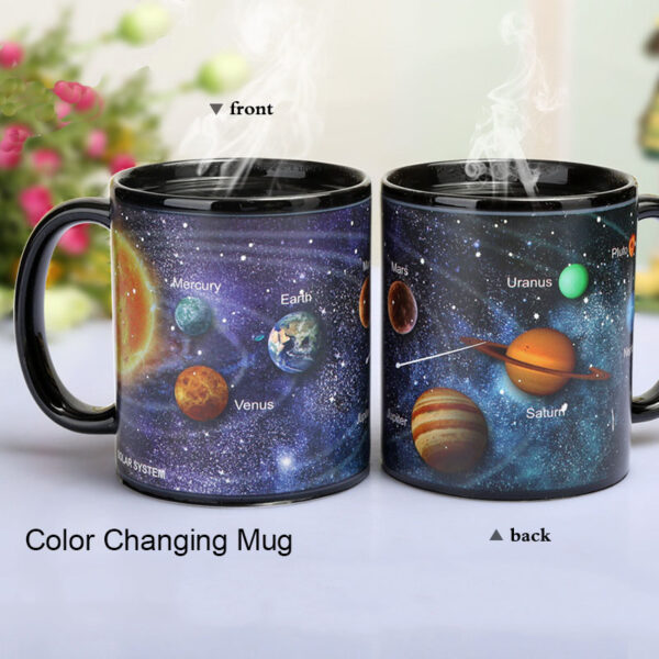 Newest Style Ceramic Cups Changing Color Mug Milk Coffee Mugs Friends Gifts Student Breakfast Cup 3