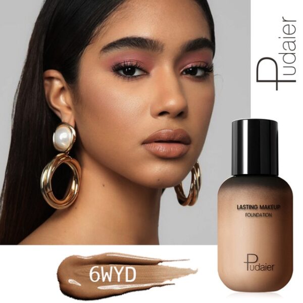 Pudaier 40ml Matte Makeup Foundation Cream para sa Propesyonal nga Pagtago sa Nawong Make up Tonal Base taas nga coverage 12.jpg 640x640 12