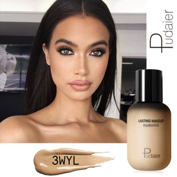 Pudaier 40ml Matte Makeup Foundation Cream para sa Propesyonal nga Pagtago sa Nawong Make up Tonal Base taas nga coverage 21.jpg 640x640 21