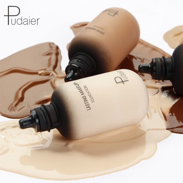 Pudaier 40ml Matte Makeup Foundation Cream para sa Propesyonal nga Pagtago sa Nawong Make up Tonal Base taas nga coverage 4