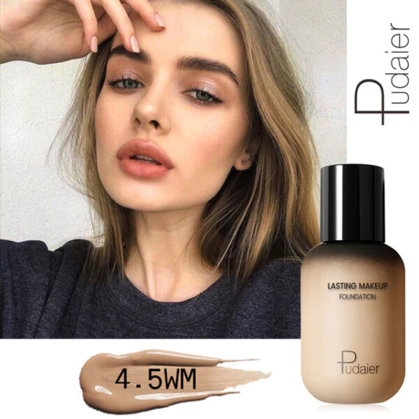 Pudaier 40ml Matte Makeup Foundation Cream alang sa Propesyonal nga Pagtago sa Nawong Make up Tonal Base taas