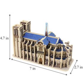 DIY 3D Wooden Notre Dame de Paris Puzzle - image 2