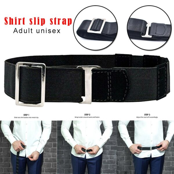 Shirt Holder Adjustable Near Shirt Stay Best Tuck It Belt para sa Babayeng Lalaki Interbyu sa Trabaho TY53