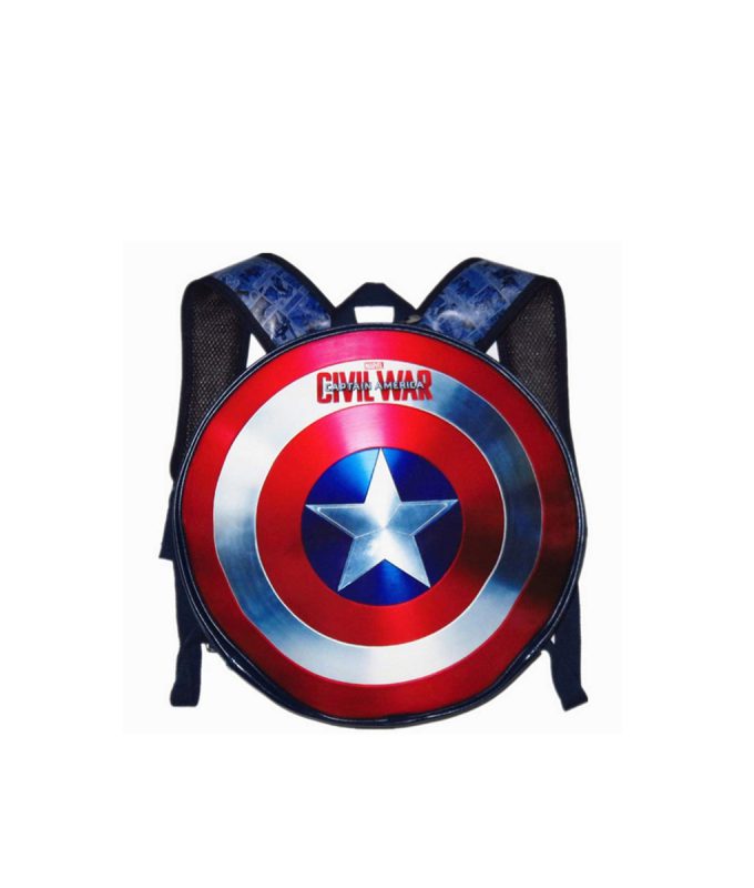 Captain America Cosplay Backpack with Pin Set – Happy Mile Style
