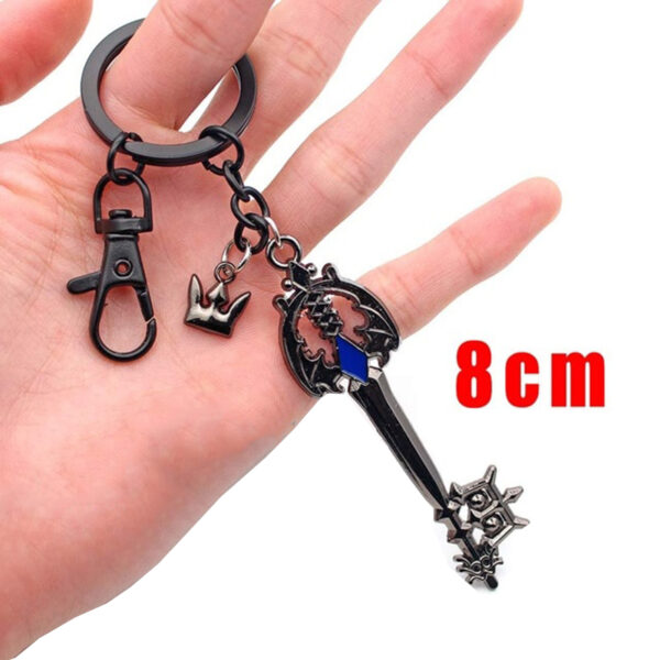 Wellcomics Game Kingdom Hearts Sora Key Keyblade Paopu Fruit Weapon Gold Metal Handmade Pendant Keychain Keyring 5 1.jpg 640x640 5 1