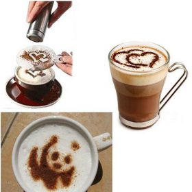 Stainless Coffee Sifter & Stencils - image 10