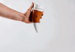 Goat Horn Coffee Mug, Goat Horn Coffee Mug