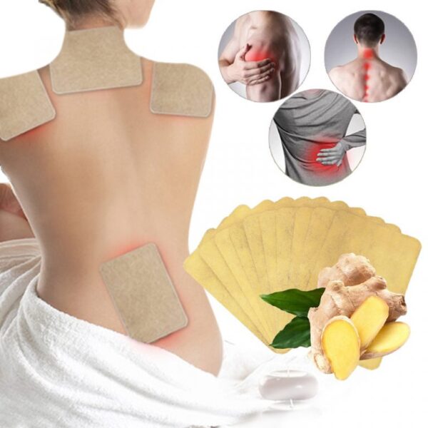 10pcs Lot Ginger Neck Back Pain Plaster Patch Body Warmer Sticker Self Dumama 12h Patch Winter 768x768 1