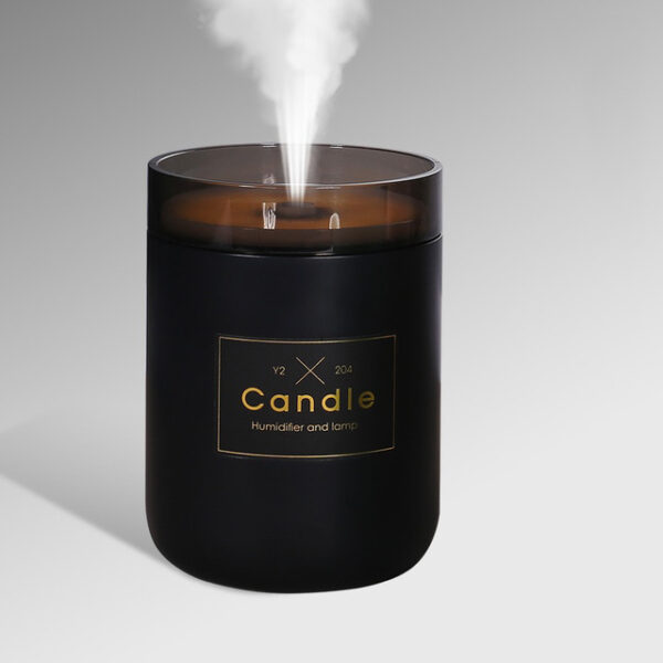 280ML Ultrasonic Air Humidifier Candle Romantic Soft Light USB Essential Oil Diffuser Car Purifier Aroma Anion 1 1.jpg 640x640 1 1