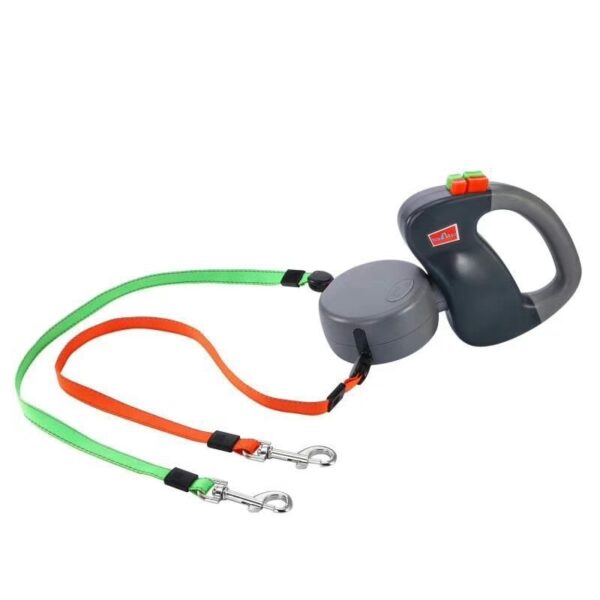 ABS Automatic Retractable Traction Rope nga May Duha ka Ulo nga Ccreative Dog Leash Dog Chain Pet Supplies dog 3