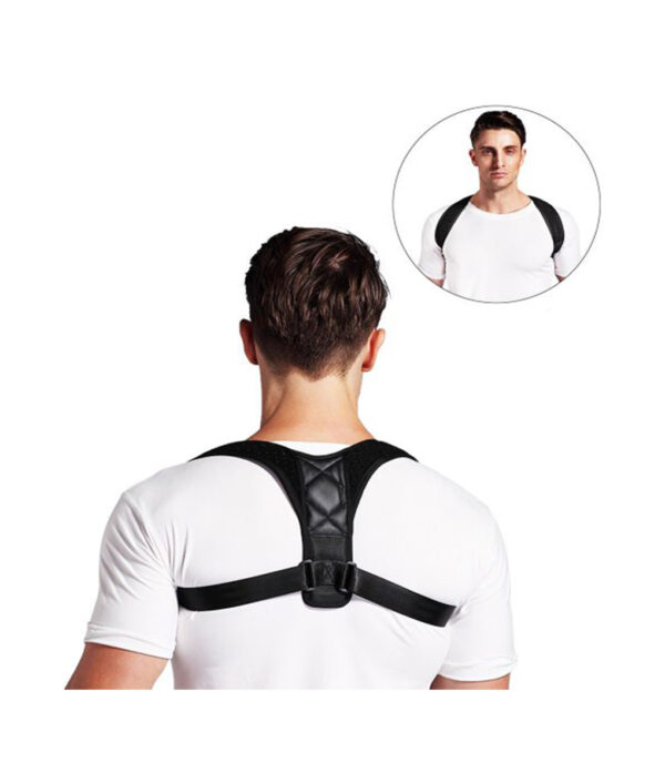 Adjustable Back Posture Corrector Clavicle Spine Back Shoulder Lumbar Brace Support Belt Posture Correction Prevents Slouching 7