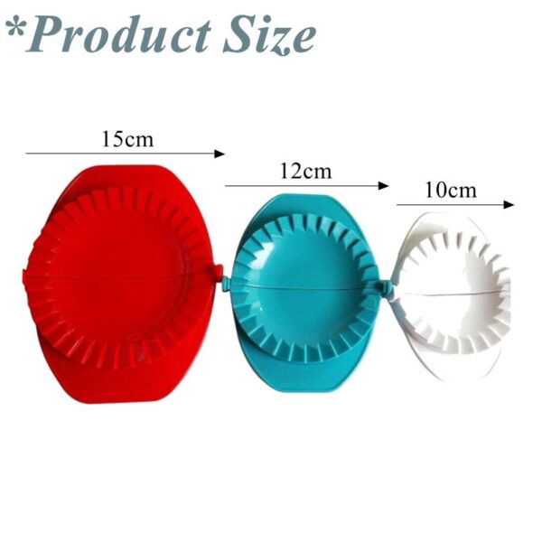 Aomily 3 pcs Set Dumpling Moulds Dough Press Ravioli Fruits Pie Mould Home Kitchen DIY Pastry 1