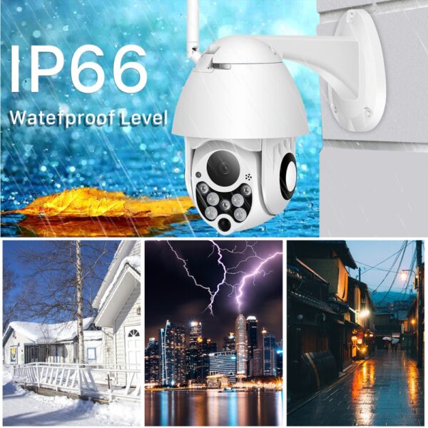 BESDER 1080P PTZ IP Camera Outdoor Speed Dome Wireless Wifi Security Camera Pan Tilt 4X Zoom 3