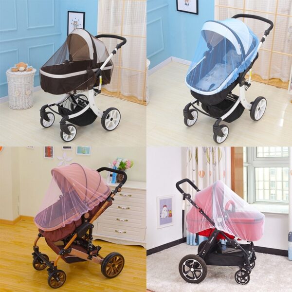 Breathable Mosquito Net For Outdoor Increase Large Encryption Stroller Net Full Cover Type Universal Pushchair Buggy 2