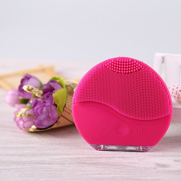 Electric Vibration Facial Cleansing Brush Skin Remove Blackhead Pore Cleanser Waterproof Silicone Face Massager 1