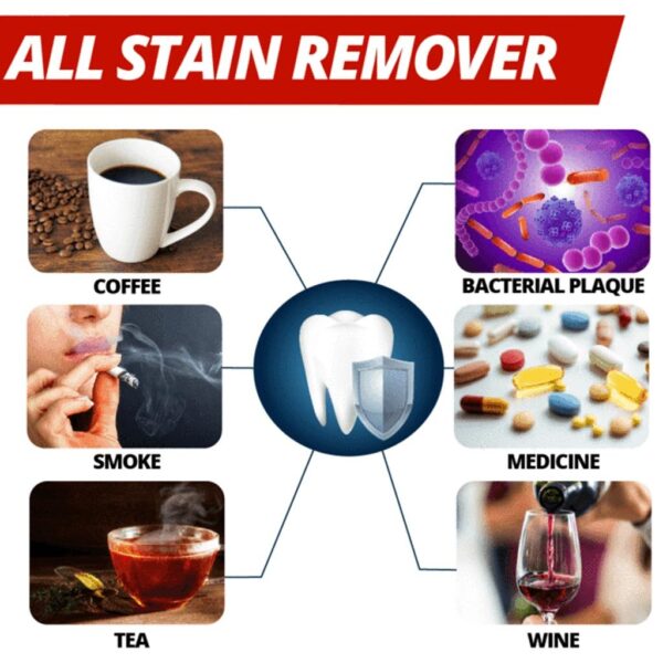 Intensive Stain Removal Whitening Toothpaste Fight Bleeding Gums Toothpaste Passion Fruit Blueberry 3 1