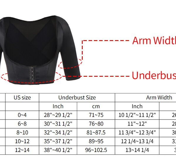 Miss Moly Invisible Arm Slimming Shaper Slimmer Chest Corrective Lifting Underwear plus size Shapewear Weight Loss 1 1