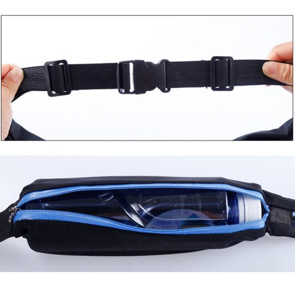 New Running Bag Waist Pocket Jogging Belt Sports Waterproof Travel Cycling Pack Bag Outdoor Phone anti 4